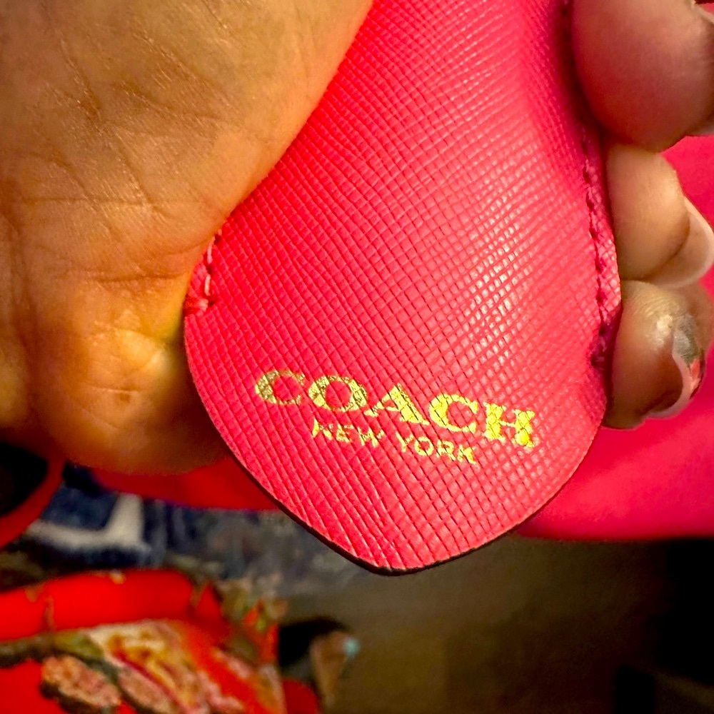 🥰🥰Coach Peyton Pink Saffiano Leather Large Drawstring Tote Carryall - Picture 9 of 14